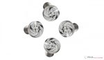 Torx grip screws -Silver Spiral design